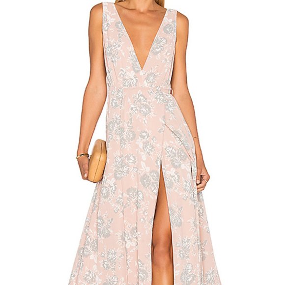 revolve leah gown